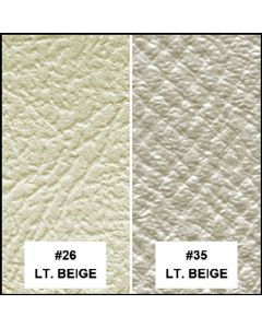 1963 Ford Thunderbird Front Bucket Seat Covers, Vinyl, Light Beige (Pearl White) #26 & #35, Trim Code 54