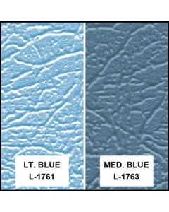 Front & Rear Bench Seat Covers - Falcon 4-Door Sedan - 2 Tone Blue L-1761 With L-1763 Inserts