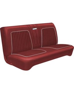 Front & Rear Bench Seat Covers - Falcon 4-Door Station Wagon - Red L-1377