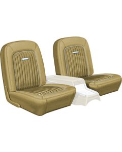 Front Bucket Seat Covers - Falcon Futura, Sprint 2-Door & Ranchero - Palomino L-2288