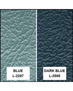 Front Bench Seat Cover - Falcon Futura, Sprint 2-Door & Ranchero - 2 Tone Blue L-2287 With L-2505 Inserts