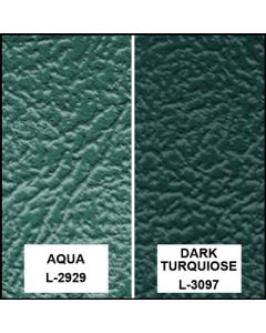Front Bench Seat Cover - Falcon Futura & Sprint Convertible- Two Tone Turquoise L-2929 With L-3097 Inserts