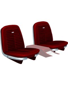 Seat Covers - Front Buckets Only - Ford Galaxie 500 XL - Red #61S