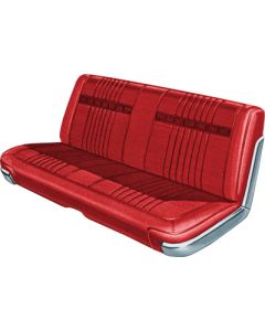 Seat Cover - Front Bench Seat Only - Ford Galaxie 500 2 Door Hardtop - Red #153