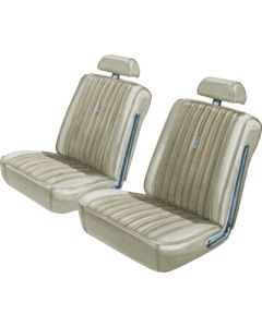 Full Set/ Front Buckets & Rear Bench/ White