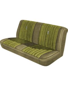 Seat Cover - Front Bench - Torino 2 Door Hardtop, Fastback, Convertible or Ranchero - Nugget GoldL-3448 With Nugget Gold L-3442 Inserts