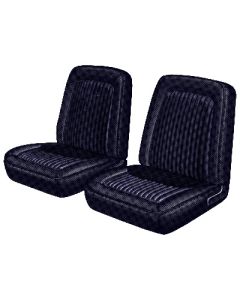 Bucket Seatcovers/ Black/ 1968 Mustang