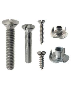 Ford Top Bow Fastener Set - Ford Convertible - 22 Pieces - To Top Iron