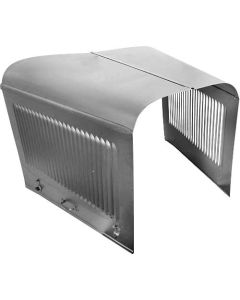 1932 Ford Pickup Hood - Plain Tops with 25 Louvers on Sides