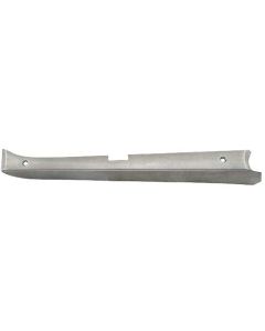 Windshield Garnish Mouldings - Plain Steel - Ford PassengerExcept 3 Window Coupe & Cabriolet