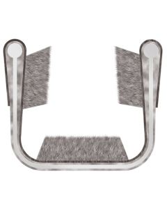 Window Channel - 96 inch  - Pile & Felt Lining - Ford