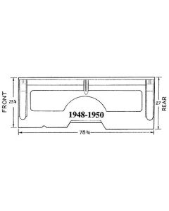 48-50 Pu Complete Short 6-1/2' Bed/ Unassembled