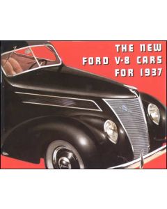 Sales Brochure - The New Ford V-8 Cars For 1937 - 20 Pages - Ford Passenger Car