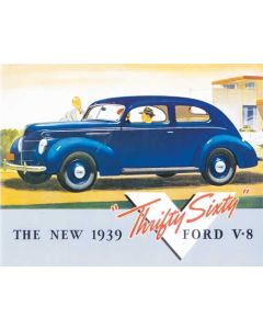 Sales Brochure - Fold-Out Style - V8 60 HP - Ford Passenger