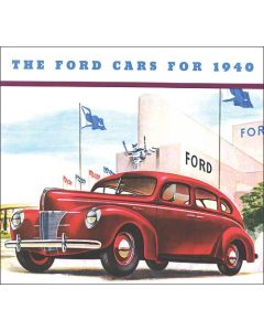 Sales Brochure - 8 Pages - Large 9 X 10 - Ford Passenger