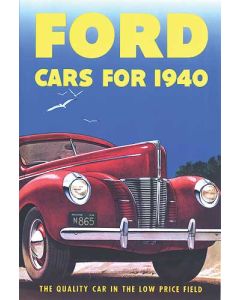 Sales Brochure - Fold-out Style - Ford Passenger