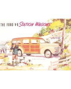 Sales Brochure - Ford Station Wagon - 4 Pages