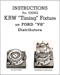 K. R. Wilson Timing Fixture Instructions - 4 Pages