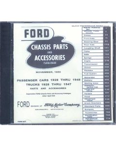 Ford Chassis Parts & Accessories Catalog On CD - For Windows Operating Systems Only