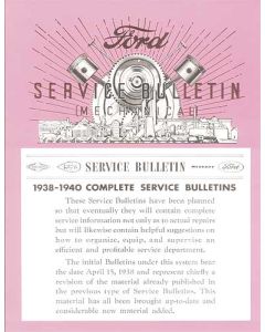 Ford V8 Service Bulletins - 576 Pages