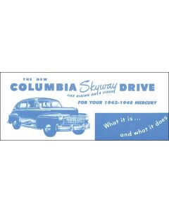 Sales Brochure/ Columbia Skyway Drive For Mercury