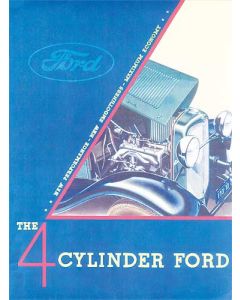 Sales Brochure - The 4 Cylinder Ford - Fold-Out Style - Ford Passenger Car