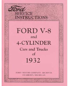 Service Instructions - 88 Pages - Ford