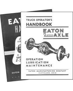 Eaton Axle Handbooks, Set Of 2 Volumes, Large Ford Trucks, 1932-1948