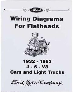 Wiring Diagrams For Flatheads - Ford & Mercury - 10 Pages