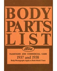 Body Parts List - 76 Pages - Ford