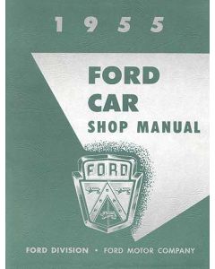 1955 Ford Car Shop Manual, 344 Pages