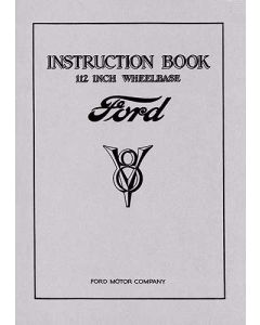 Instruction Book 112 Inch Wheelbase Ford V8 - 64 Pages