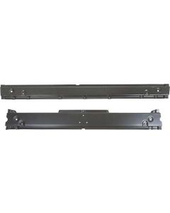 Subrail Cross Channels - Front & Rear - Black EDP Coated - 5 Window Coupe