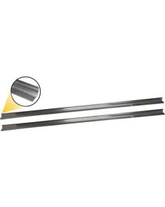 Door Sills - Stainless Steel - 34-1/4 Length - Ford 5 Window Coupe, Ford Tudor Sedan & Ford Fordor Front