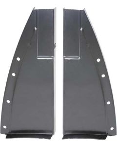 Quarter Panel Posts - Painted Black - 5 Window Coupe