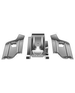 Panel Below Trunk Lid Brace Kit - Connects Tool Tray To Lower Panel - 3 Pieces - Ford Tudor & Ford Fordor Flatback