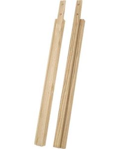 Quarter Window Support Set - Wood - Ford 5 Window Coupe
