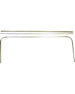Model T Ford Windshield Channel Kit - Brass - For Open CarsOnly