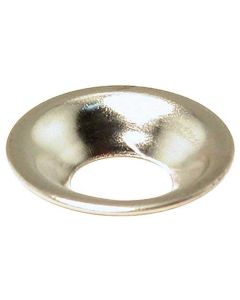 Model A Ford Finishing Washer - #10 - Nickel Plated - FlushType - Sits Level On The Surface - Requires Countersinking