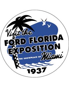 Decal, 1937, Ford Expo Miami Fair