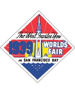 Decal, 1939, World's Fair San Francisco Bay