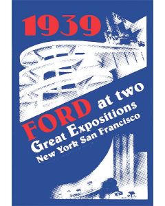 Decal, 1939, Ford at Two Great Expos