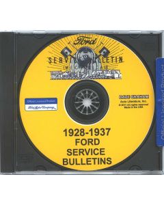 Service Bulletins CD, Ford Car and Truck, 1928-1937