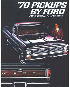 Sales Brochure, 1970 Truck F100/250/350 and 4WD, 16 pages