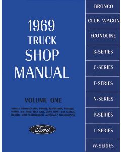1969 Truck Shop Manual, Four Volume Set