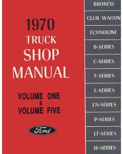 1970 Truck Shop Manual, Five Volume Set