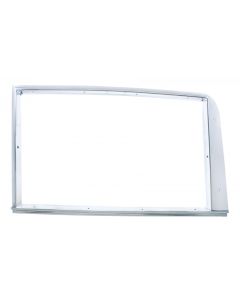 Door Window Garnish Molding, Chrome, Left