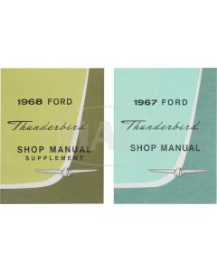 1968 Ford Thunderbird Shop Manual Set, 2 Volumes