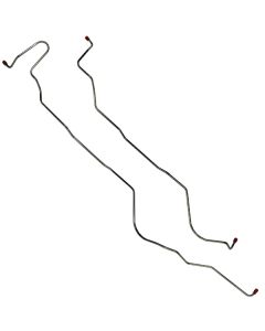 1957 Ford Thunderbird Transmission Cooler Lines With Expansion Hump, OE Steel, Late 1957
