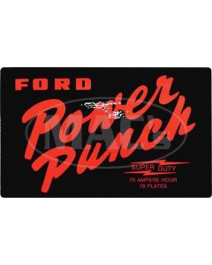 Power Punch Battery Decal